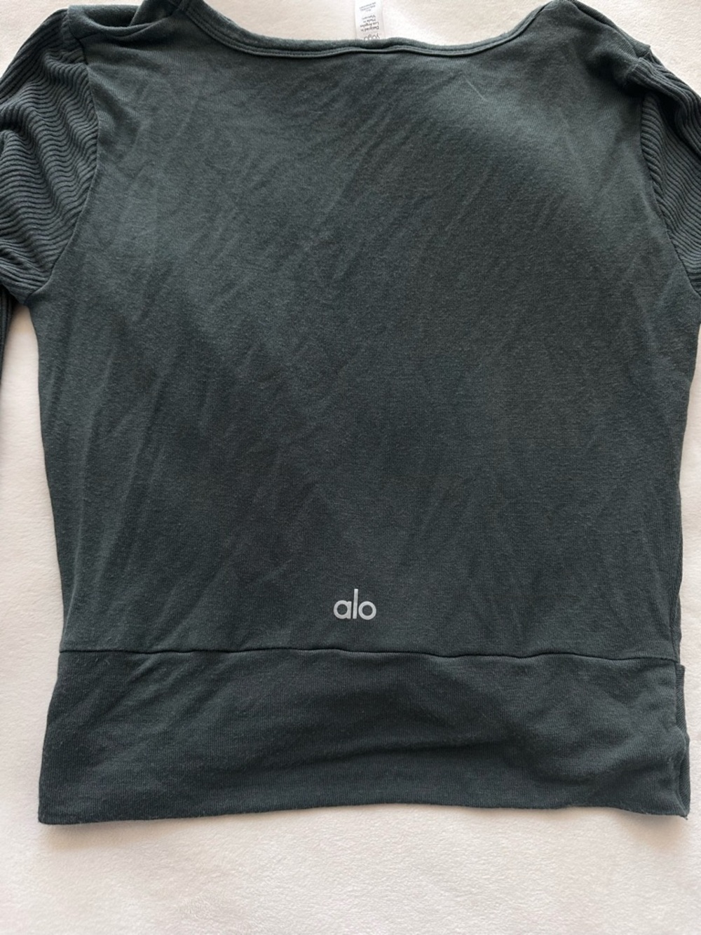 Alo Cover Wrap Long-Sleeve T-Shirt - Picture 9 of 10